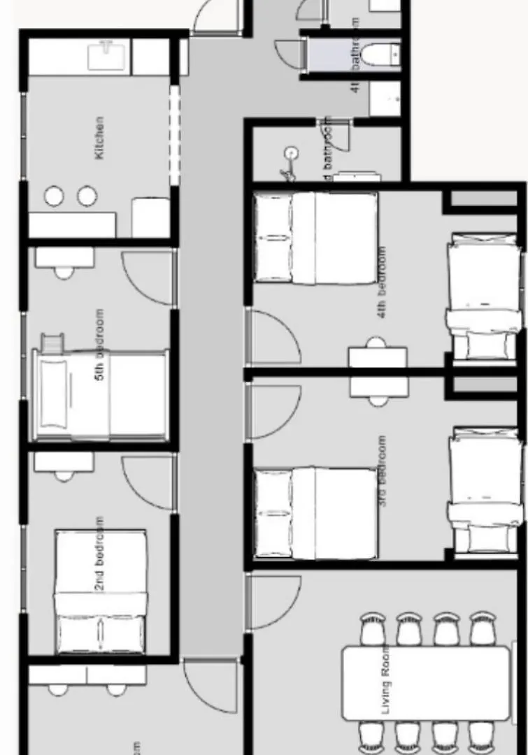 Apartamento 6 Hongdae 5Br & 4Bath, Elevator, Free Wifi Seúl
